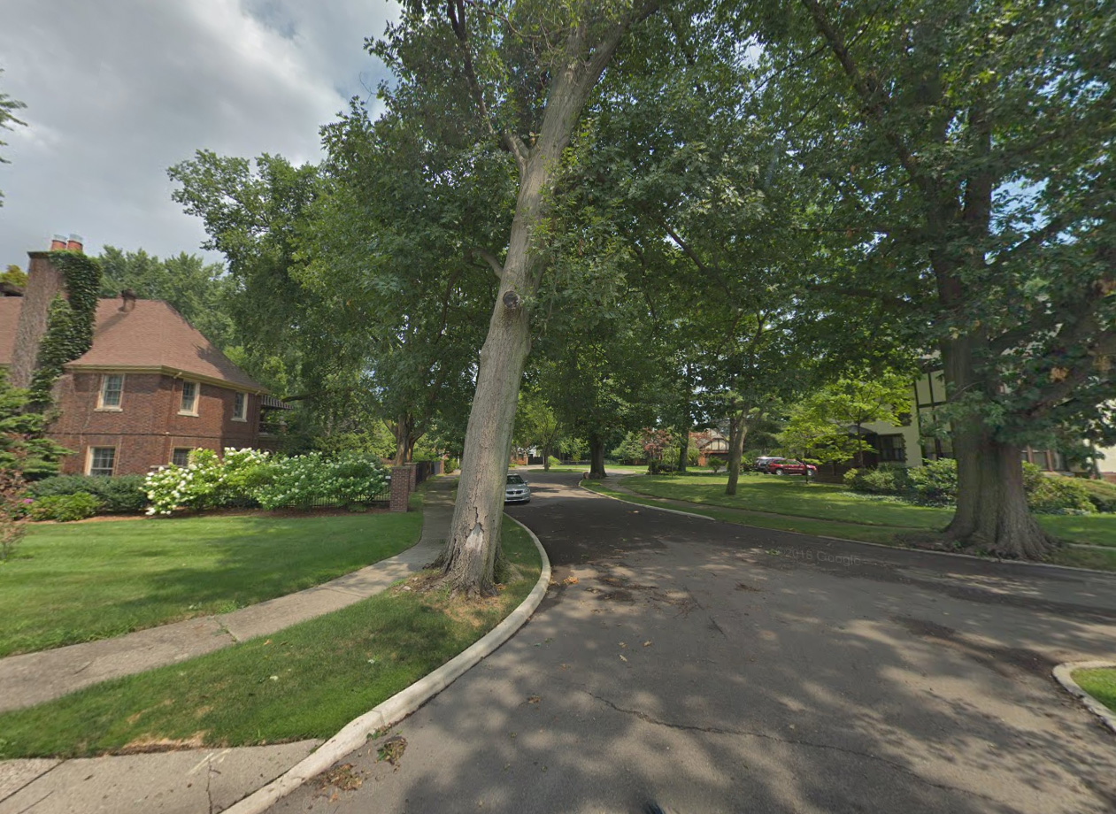 street view of very high opportunity neighborhood in Detroit